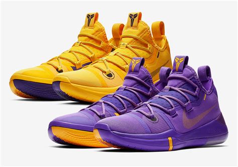 nike kobe sneaker|Nike Kobe sneakers lakers colorways.